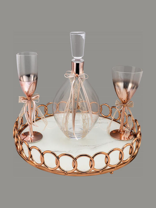 La Vista din Metal Rose Gold 1buc