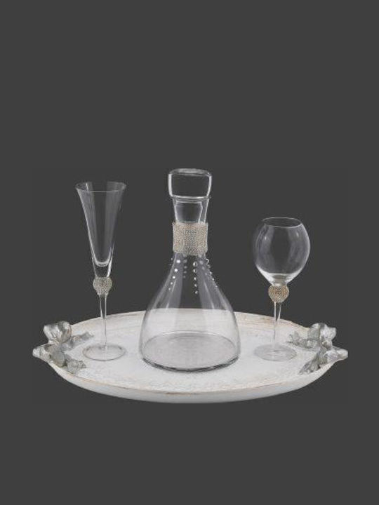 La Vista Wedding Tray made of Plastic White 1pcs La Vista Wedding Tray made of Plastic White 1pcs