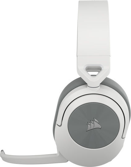 Corsair HS55 Drahtloses Über Ohr Gaming-Headset mit Bluetooth / USB Verbindung Weiß für PC / PS4