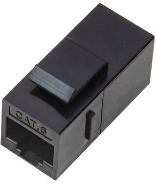 A-LAN WTM19 Σύνδεσμος Καλωδίων RJ45 Black 1τμχ WTM19