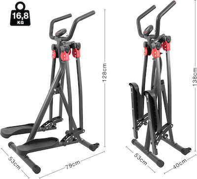 Amila 2-in-1 Air Walker & Split Thigh Cross Trainer without Resistance for Maximum Weight 80kg