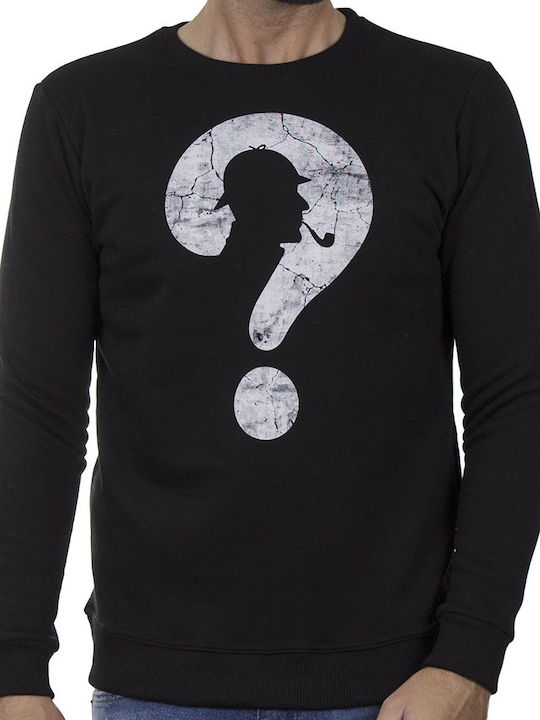 Cotton4all Men's Sweatshirt Black