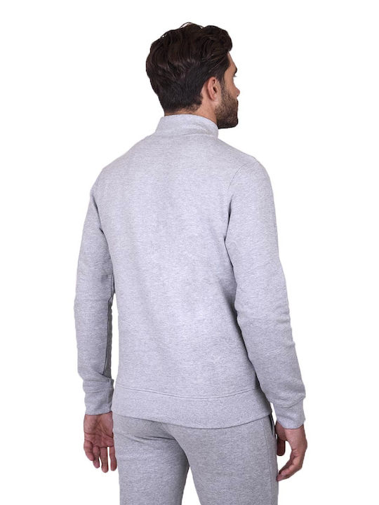 Markup 4 Men's Sweatshirt Jacket with Hood and Pockets Gray