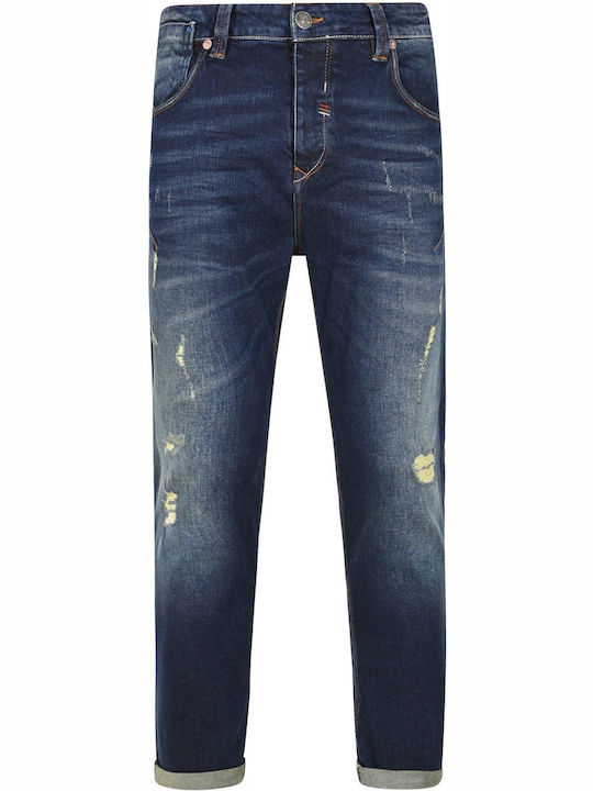 Redspot Denim Benz SS20 Ανδρικό Παντελόνι Τζιν σε Slim Εφαρμογή Μπλε