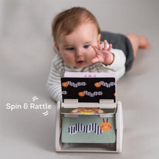 Taf Toys Βρεφικό Παιχνίδι Tummy Time Spinning Book με Ήχους για Νεογέννητα