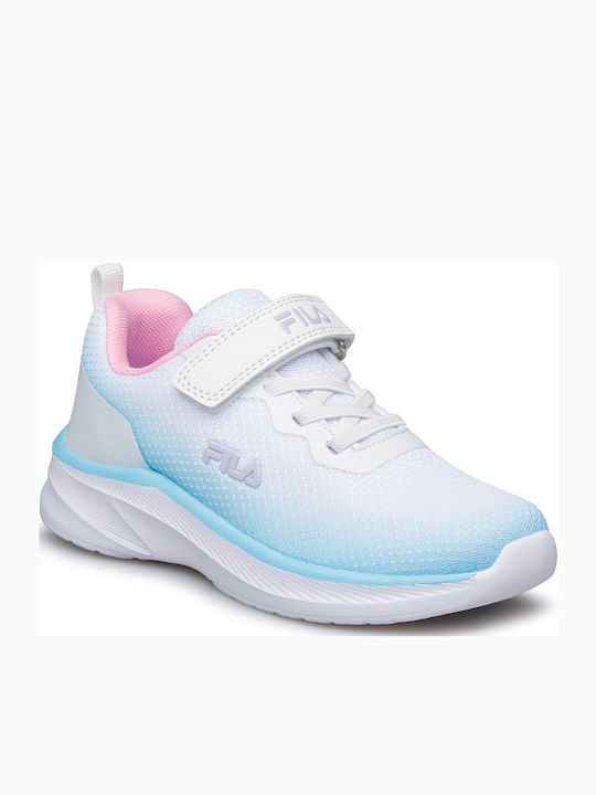Memory Zeppelin 2 V Kids Sports Shoes Running with Hoop & Loop Closure White