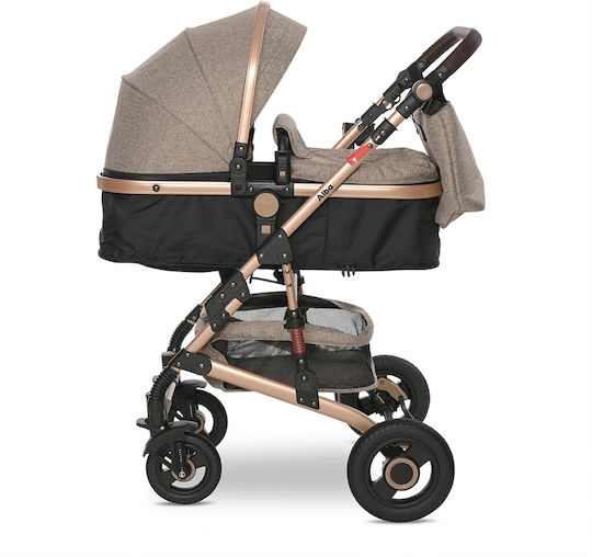 Lorelli Alba Premium 2 in 1 Adjustable 2 in 1 Baby Stroller Suitable for Newborn Pearl Beige 11.15kg