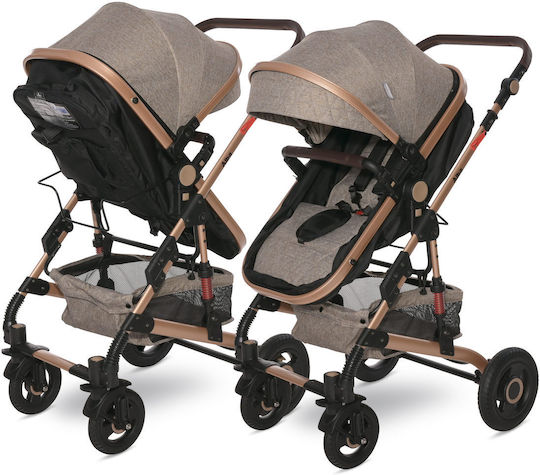 Lorelli Alba Premium 2 in 1 Adjustable 2 in 1 Baby Stroller Suitable for Newborn Pearl Beige 11.15kg
