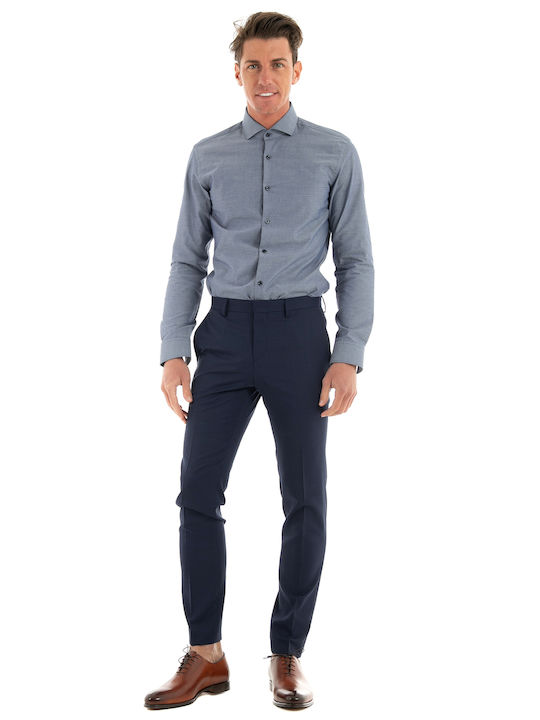 Hugo Boss Herrenhose Anzughose Marineblau