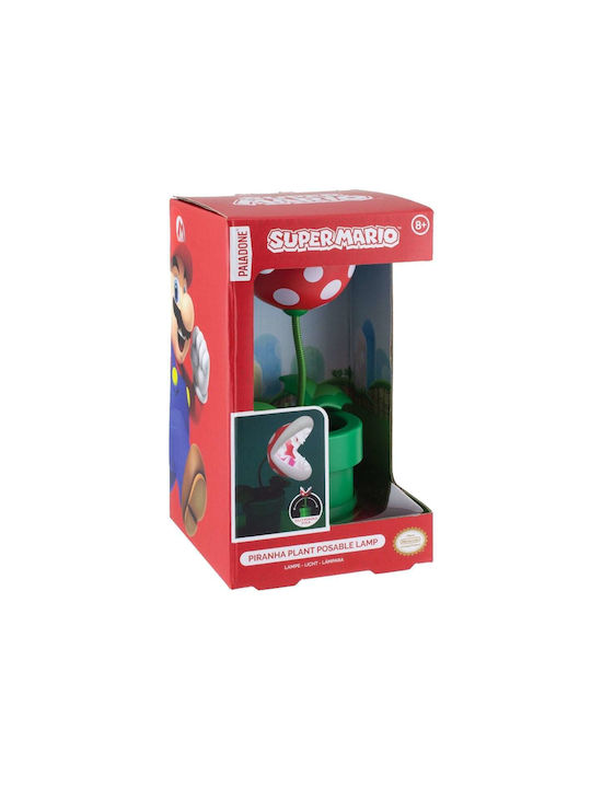 Paladone Παιδικό Διακοσμητικό Φωτιστικό Super Mario Mini Piranha Plant Πράσινο 21.3εκ.