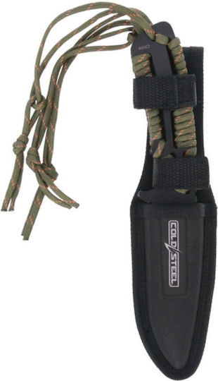 Cold Steel Survival Knife Black with Sheath Set of 3 Pieces