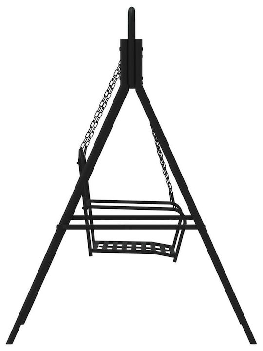 Metallic Swing Black L124xW117xH168cm