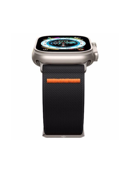 Spigen Lite Fit Ultra Текстилна Каишка Черна (Apple Watch 4/5/6/7/8/9/se/ultra)