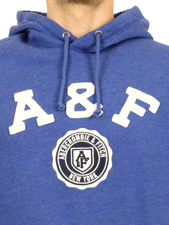 Abercrombie & Fitch Herren Sweatshirt mit Kapuze Blau