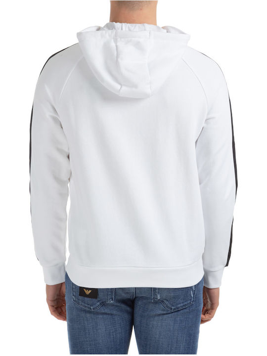 Emporio Armani Men's Hooded Cardigan White