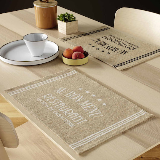 Douceur d'Intérieur Diner Σουπλά Ψάθινο Μπεζ 45x30cm Douceur d'Intérieur Diner Σουπλά Ψάθινο Μπεζ 45x30cm