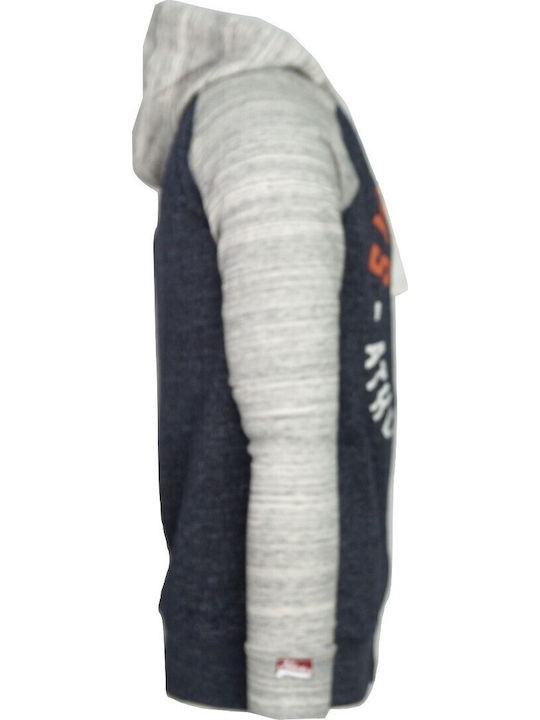 Cardigan With Hood Navy Blue