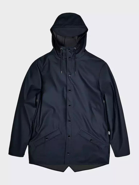 Jacket Waterproof and Windproof Navy Blue