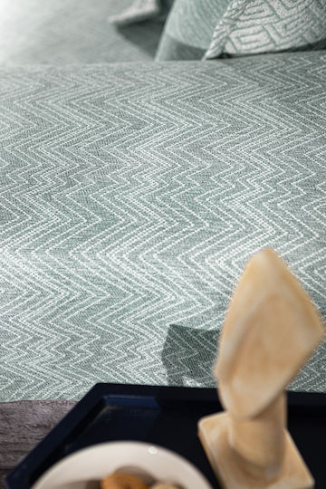 Guy Laroche Marvin Ριχτάρι Πολυθρόνας Δύο 'Οψεων Chenille 180x150εκ. Ocean