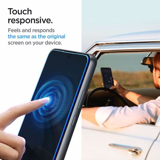 Spigen ALM GLAS.tR Vollflächig gehärtetes Glas 2Stück (Galaxy A34)
