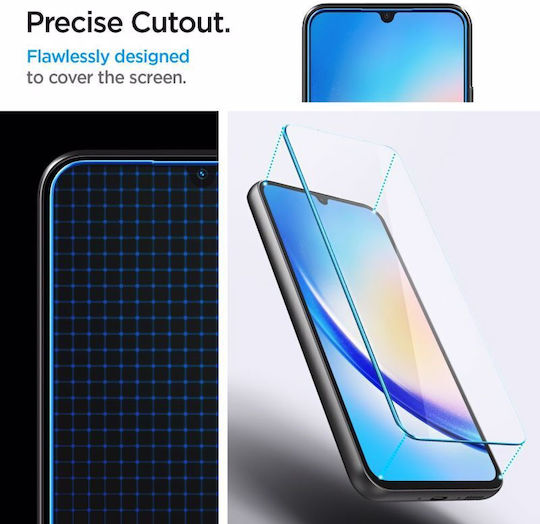 Spigen ALM GLAS.tR Vollflächig gehärtetes Glas 2Stück (Galaxy A34)