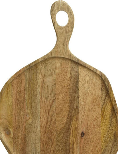 Kaemingk Servierplatte mit Griff Hölzernes 46x30x1.5cm 1Stück