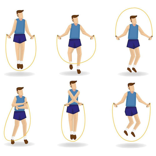 inSPORTline Corzi de sărit de Fitness 2.75m Negru