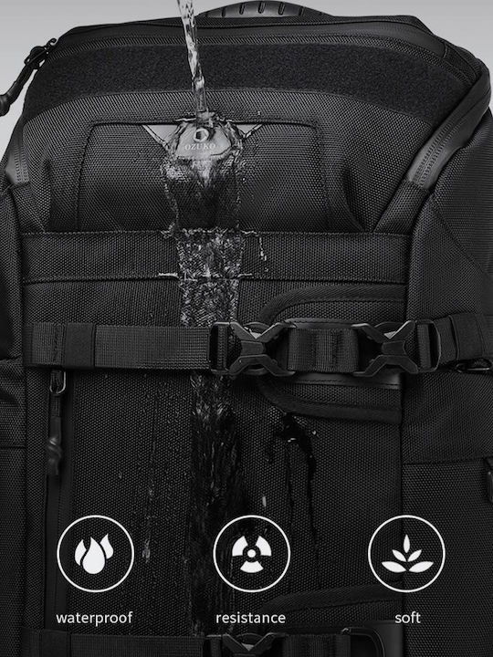 Ozuko 9617 Wasserdichte Rucksack für Laptop 15.6" in Schwarz Farbe