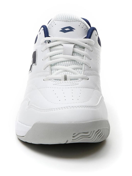 Lotto Court Logo Amf XIX Men's Tennis Shoes for All Courts White