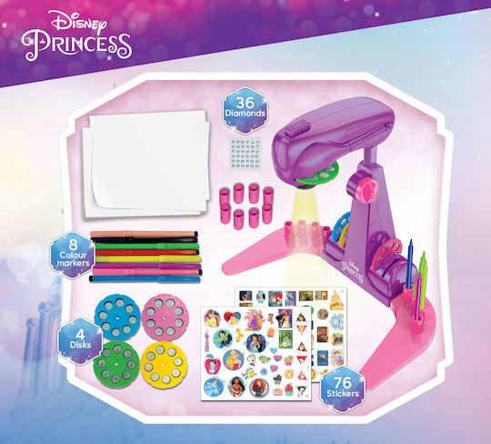 Lisciani Giochi Προτζέκτορας Ζωγραφικής Disney Princess Drawing School για Παιδιά 5+ Ετών