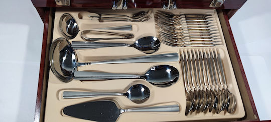 Epiplo-Fos Cutlery Set Stainless Silver 72pcs