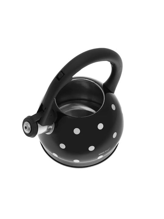 KING Hoff Dots Βραστήρας Ανοξείδωτος Μαύρη 2000ml
