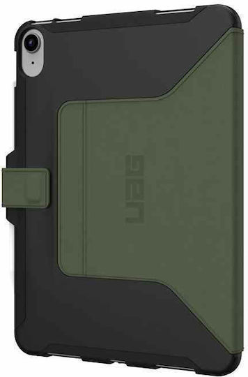 UAG Scout Flip Cover Durable Black Olive iPad 2022 10.9''