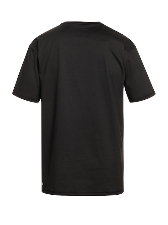 Quiksilver Solid Streak Men's Short Sleeve Sun Protection Shirt Black