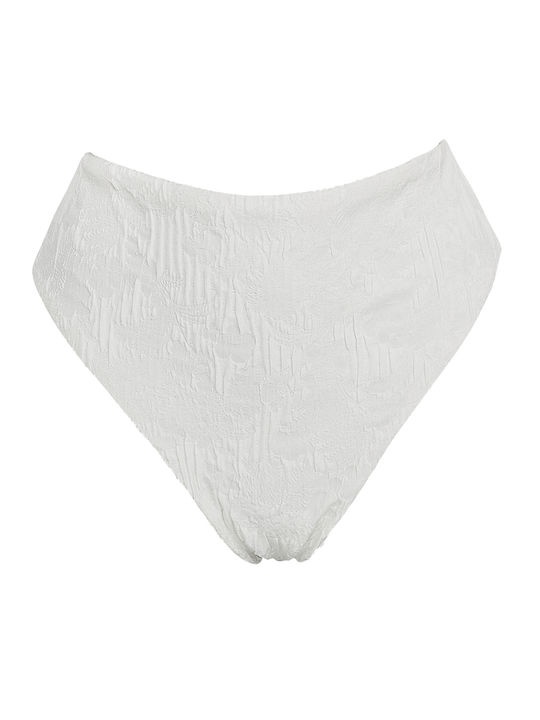 Bikini Slip Ψηλόμεσο Λευκό