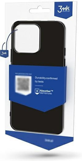 3MK Matt Back Cover Σιλικόνης 1.2mm Μαύρο (Redmi Note 12 Pro 5G)