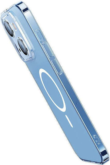 Baseus Crystal Задна корица Силикон 0.1мм Магнитен Прозрачен (iPhone 14)