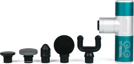 YY Vertical Shock Mini Gun Massage for the Body with Vibration Blue