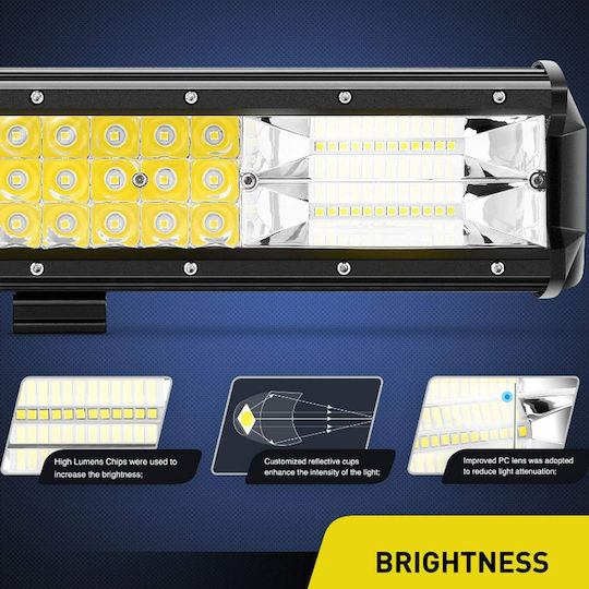 Factory Bară de Semnalizare Auto LED 12V Impermeabilă 70cm cu Alb Iluminare