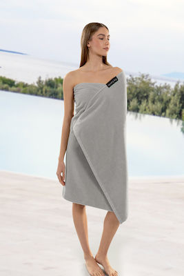 Guy Laroche Tone 2 Tone Gray Beach Towel 175x90cm