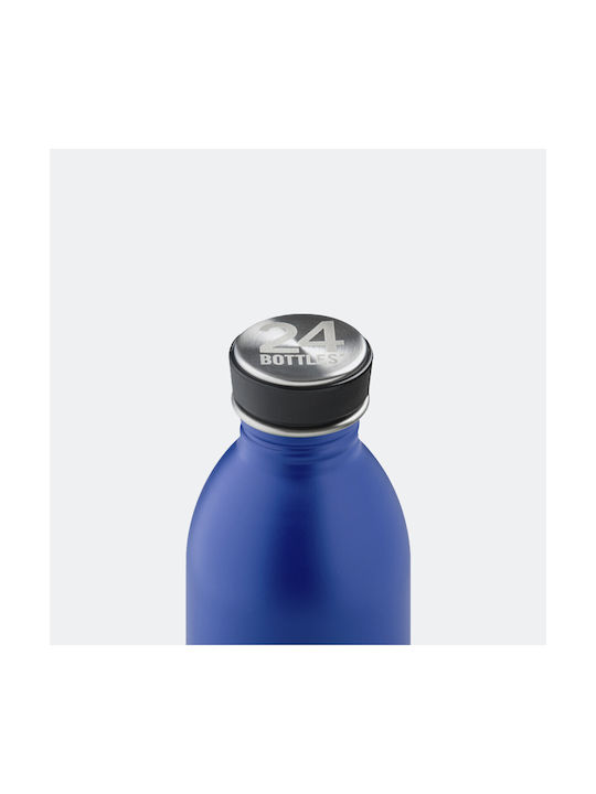 24Bottles Urban Ανοξείδωτο Παγούρι 500ml Μπλε Gold