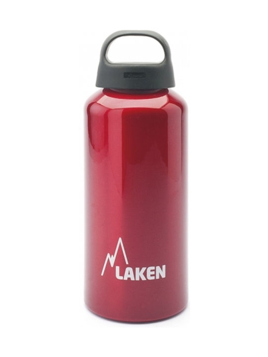 Laken Classic Aluminum Water Bottle 600ml Red