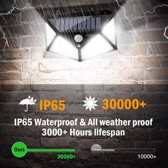 Street Solar Light 7W 700lm Cold White 6000K with Motion Sensor and Photocell 10cmx14cmx6cmcm