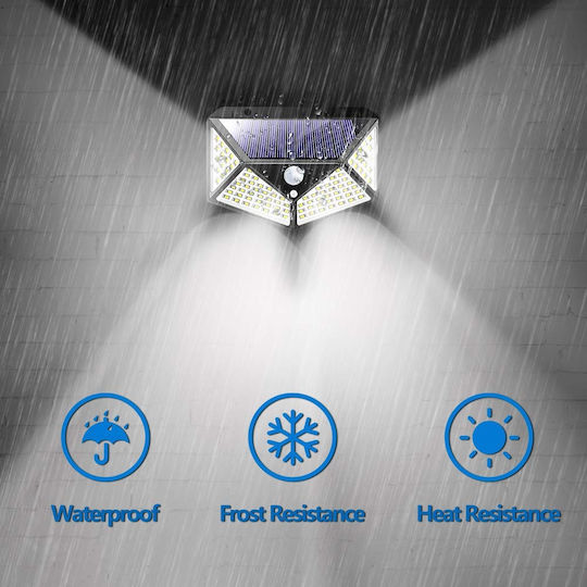 Street Solar Light 7W 700lm Cold White 6000K with Motion Sensor and Photocell 10cmx14cmx6cmcm
