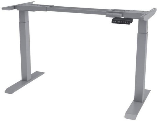 ErgoAction Action Desk Compact Klappbar Schreibtischbasis Elektrisch aus Metall in Gray Farbe 70x60x69cm