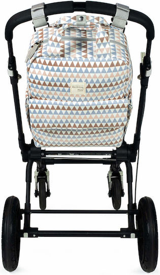Walking Mum Walking Mum Backpack Diaper Bag Oliver Multicolour 28x12x37cm