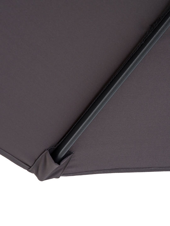 Hanging Circular Metal Parasol Grey Φ3xH2.5m