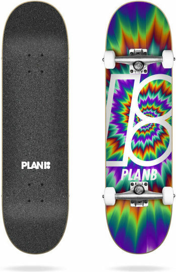 Plan B Team Tune Out 7.75" Complete Shortboard Πολύχρωμο