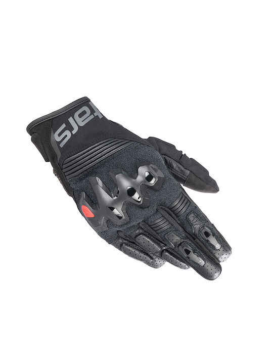 Alpinestars Halo Καλοκαιρινά Ανδρικά Γάντια Μηχανής Μαύρα