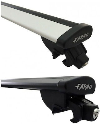 Farad 120cm. 1998-2005 (with Roof Rack Legs and Lock) Silver